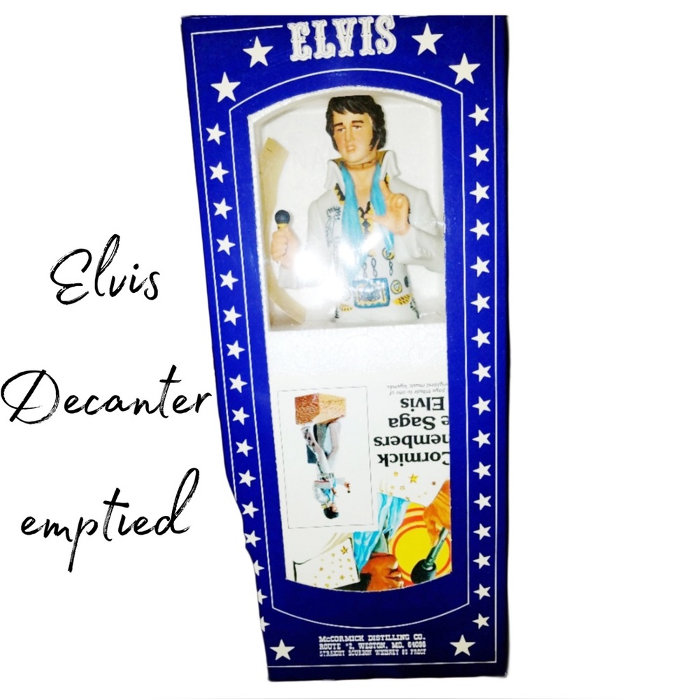 McCormick Elvis Whiskey Decanter Vintage Collectible